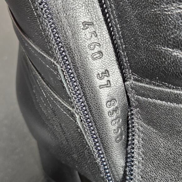 Beautifeel Lady Ankle Boots Womens US 6-6.5 EU 37 Black Leather Soft Patchwork - Picture 10 of 12